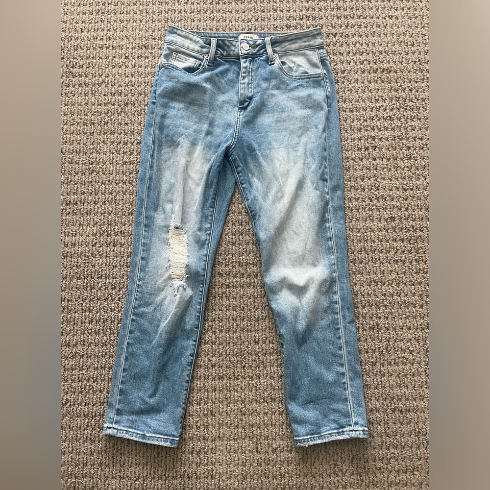 CEROS brand straight leg jeans. Worn like new